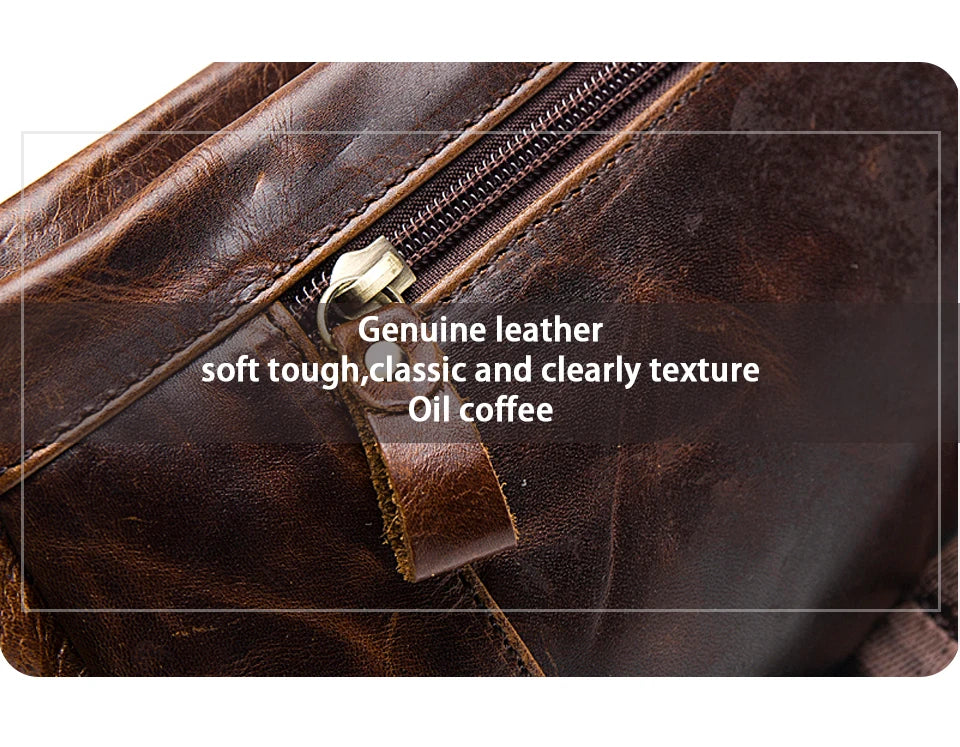 WESTAL Genuine Leather Waist Packs Men Waist Bags Fanny Pack Belt Bag Phone Bags Travel Waist Pack Male Small Waist Bag Leather