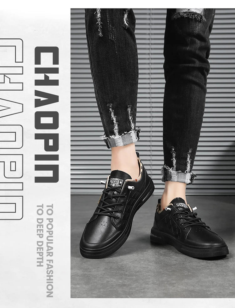Shoes for Men Comfortable Flat Men's Casual Shoes 2024 Outdoor Wild Men's Sneakers High End Fashion One Pedal Dress Shoes Male