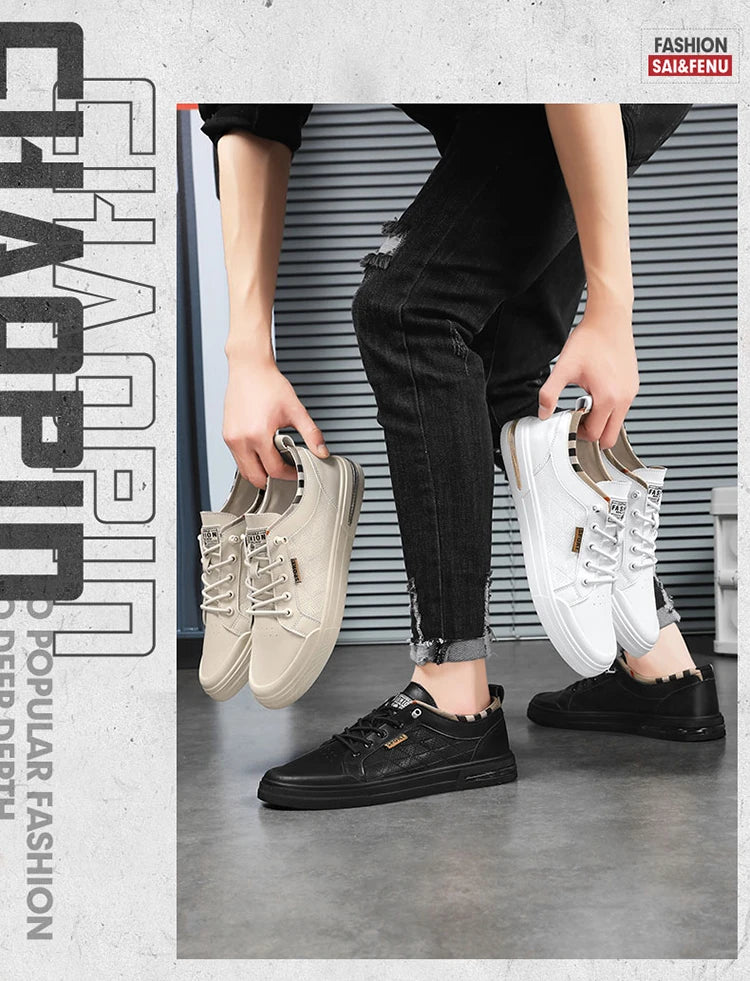 Shoes for Men Comfortable Flat Men's Casual Shoes 2024 Outdoor Wild Men's Sneakers High End Fashion One Pedal Dress Shoes Male
