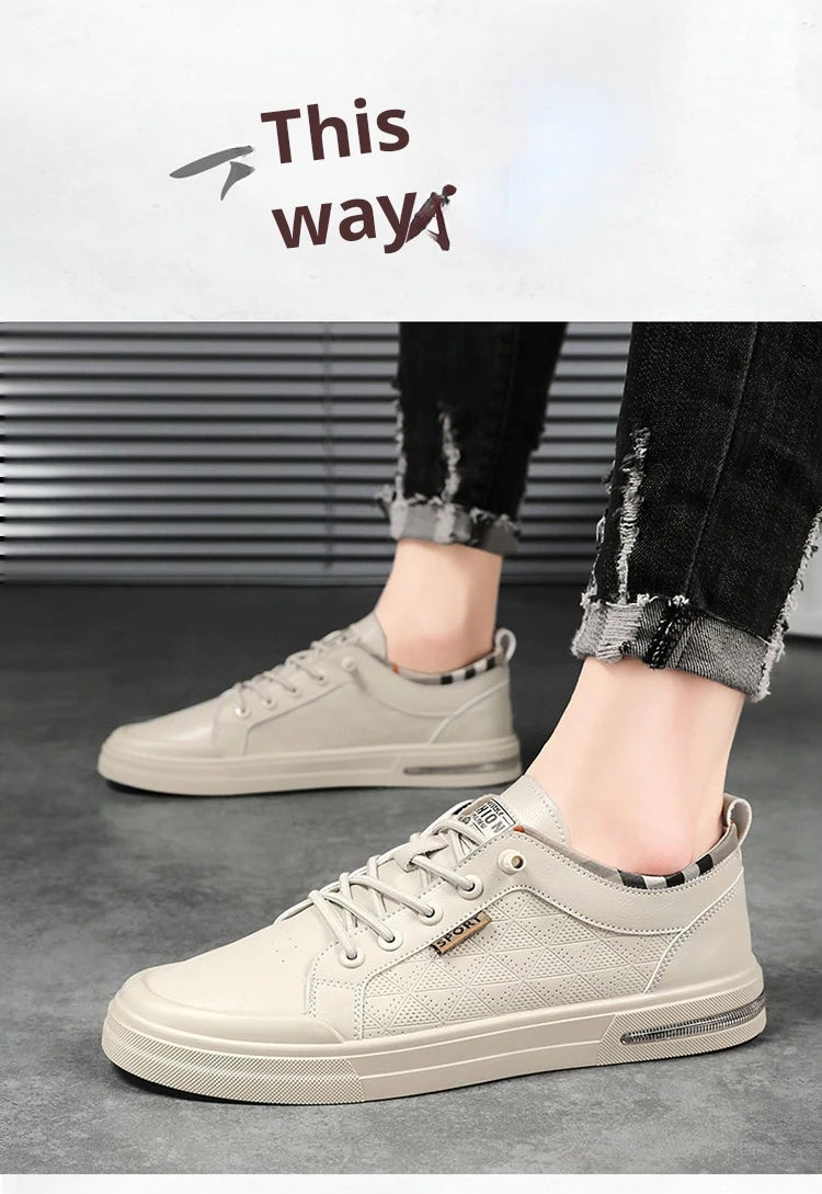 Shoes for Men Comfortable Flat Men's Casual Shoes 2024 Outdoor Wild Men's Sneakers High End Fashion One Pedal Dress Shoes Male