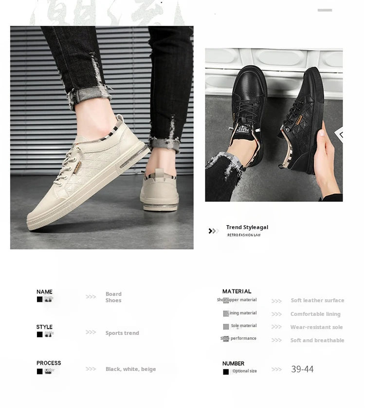 Shoes for Men Comfortable Flat Men's Casual Shoes 2024 Outdoor Wild Men's Sneakers High End Fashion One Pedal Dress Shoes Male