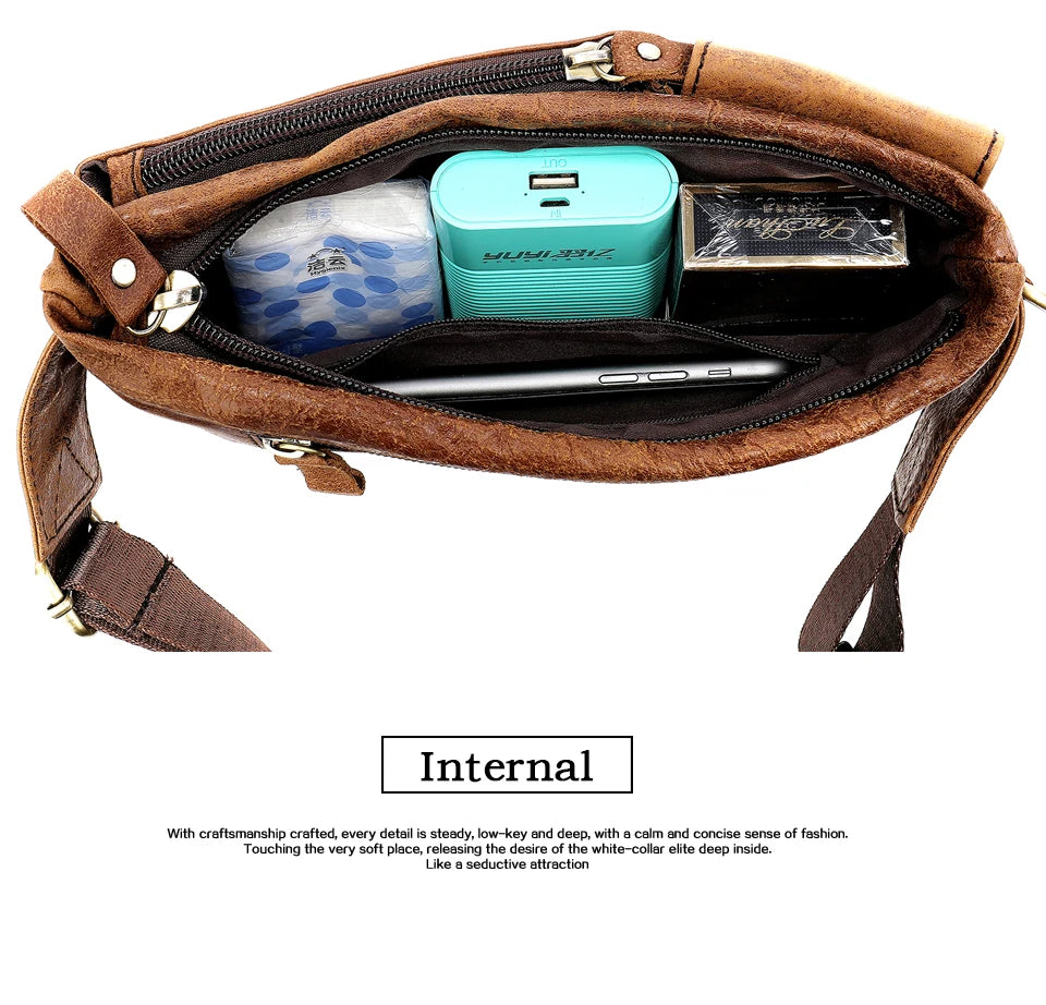 WESTAL Genuine Leather Waist Packs Men Waist Bags Fanny Pack Belt Bag Phone Bags Travel Waist Pack Male Small Waist Bag Leather