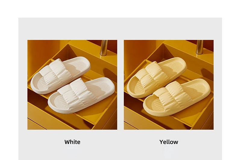 2023 Women Home Shoes Platform Slipper Summer Beach Flip Flops Women EVA Soft Sole Flat Shoes Mute Non-slip Slides Beach Sandal