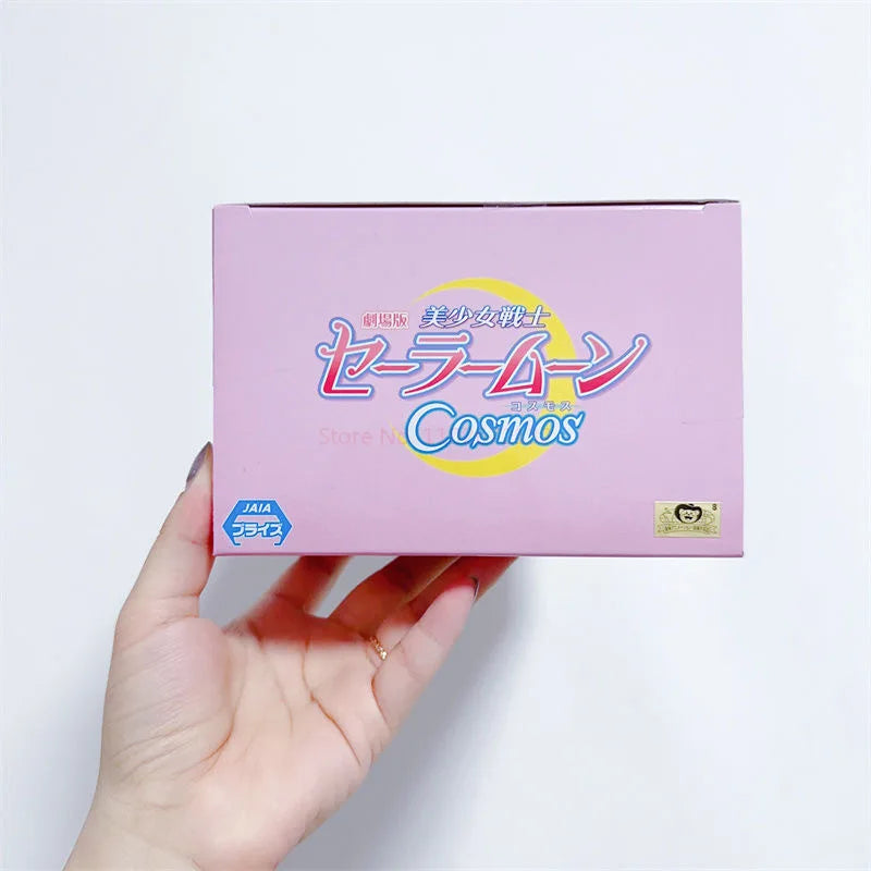 Bandai Original Bp Theatrical Version Sailor Moon Eternal Cosmos Sofvimates Luna Diana Artemis Anime Action Figures Toys Gifts